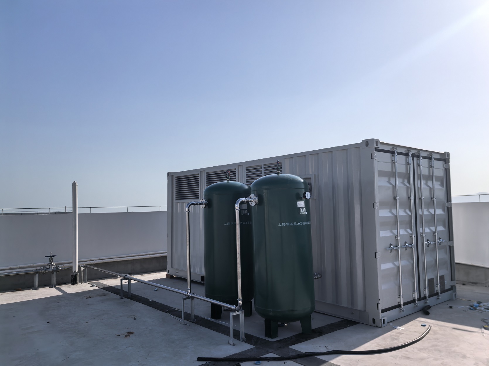 优势便利的集装箱式空压机再次引领应用自动化设备现场实景
